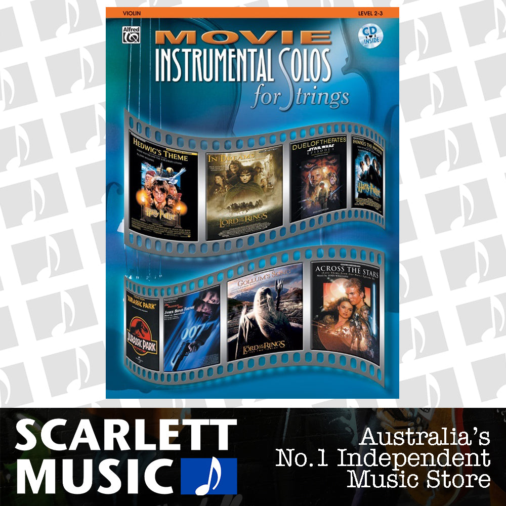Movie Inst Solos For Strings Violin Book/CD — view 2