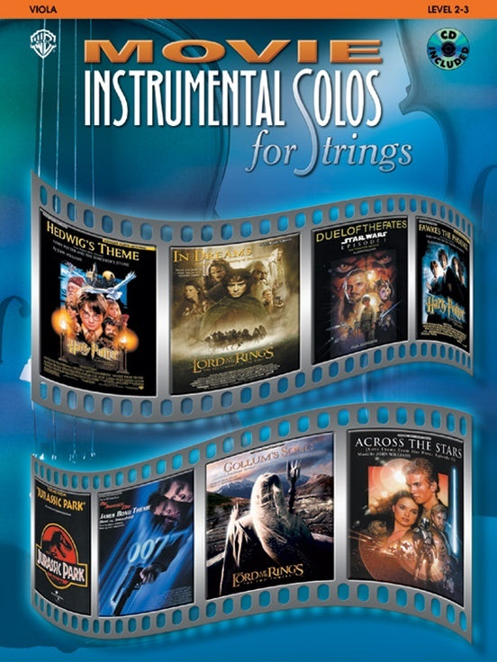 Movie Inst Solos For Strings Viola Book/CD