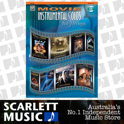Movie Inst Solos For Strings Cello Book/CD — view 2