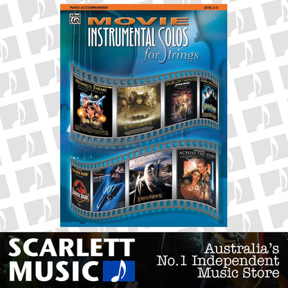 Movie Inst Solos For Strings Piano Accomp Book/CD — view 2