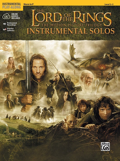 Lord Of The Rings Inst Solos Horn Book/CD