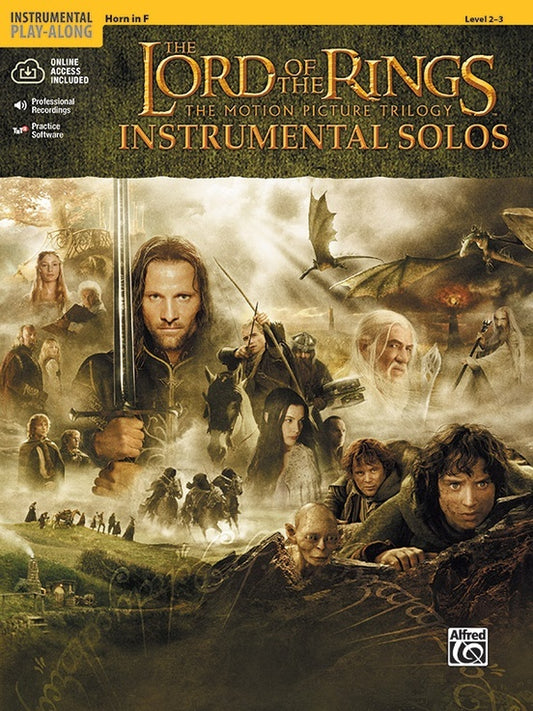 Lord Of The Rings Inst Solos Horn Book/CD