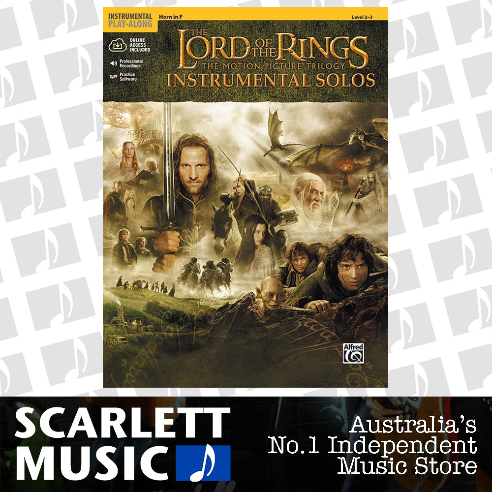 Lord Of The Rings Inst Solos Horn Book/CD — view 2