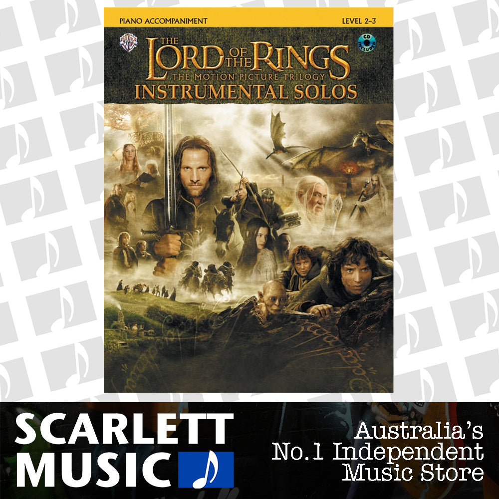 Lord Of The Rings Inst Solos Piano Accomp Book/CD — view 2