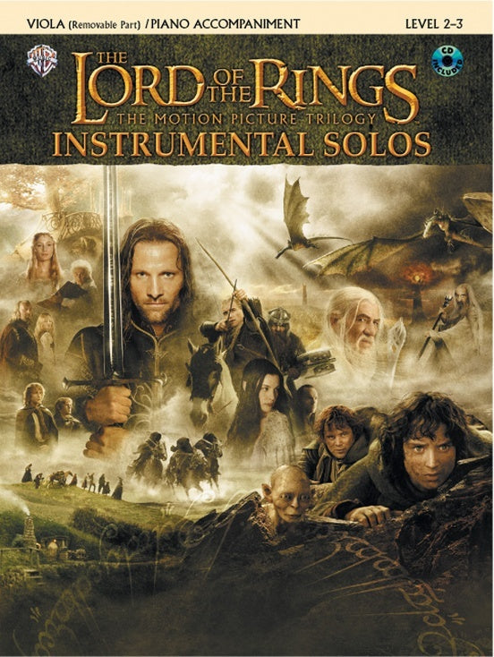 Lord Of The Rings Inst Solos Viola Book/CD