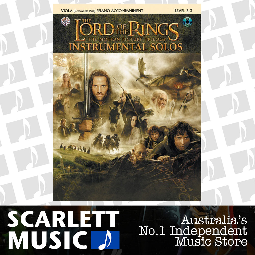 Lord Of The Rings Inst Solos Viola Book/CD — view 2
