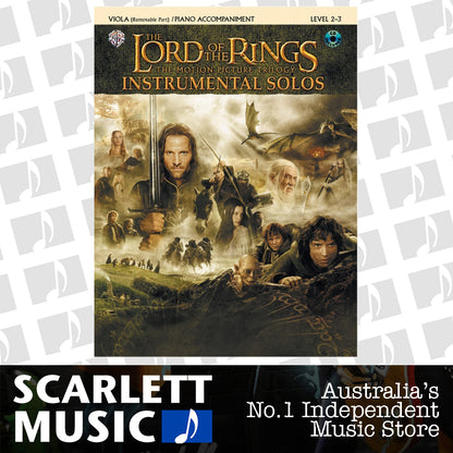 Lord Of The Rings Inst Solos Viola Book/CD — view 2