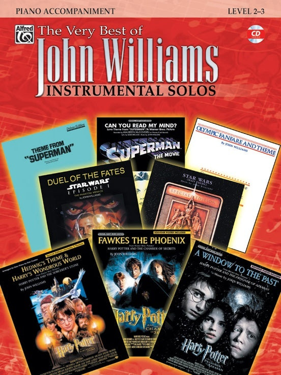 Very Best of John Williams Piano Accompaniment Book and CD