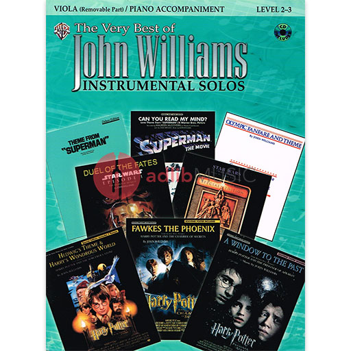 Very Best of John Williams Viola Book/CD - Warner Bros