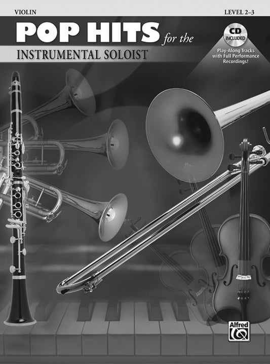 Pop Hits For Instrumental Soloist Violin Book/CD