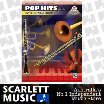 Pop Hits For Instrumental Soloist Viola Book/CD — view 2
