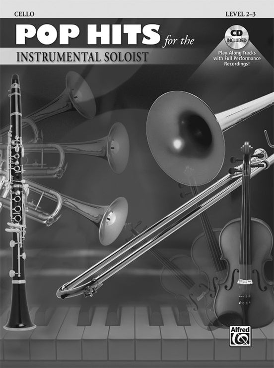 Pop Hits For Instrumental Soloist Cello Book/CD