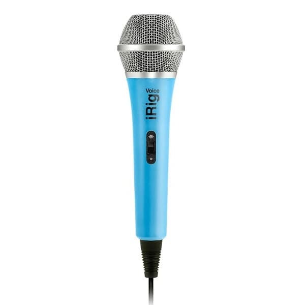 IK Multimedia iRig-Voice Handheld Microphone for iOS  Blue