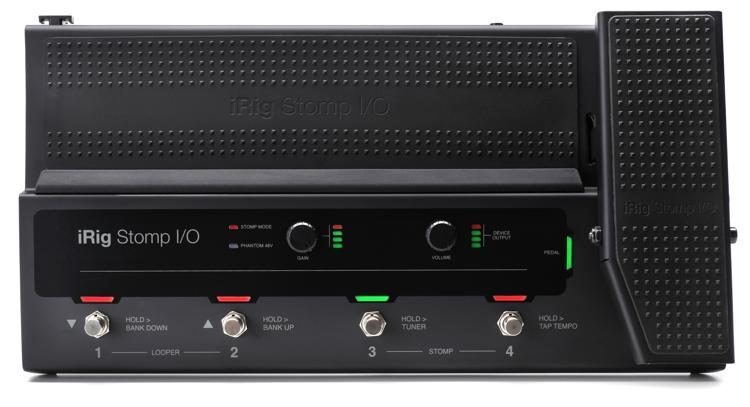 IK Multimedia iStomp I/O iOS Programmable Guitar Effect Pedal
