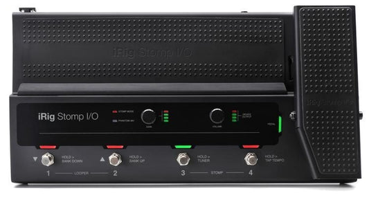 IK Multimedia iStomp I/O iOS Programmable Guitar Effect Pedal