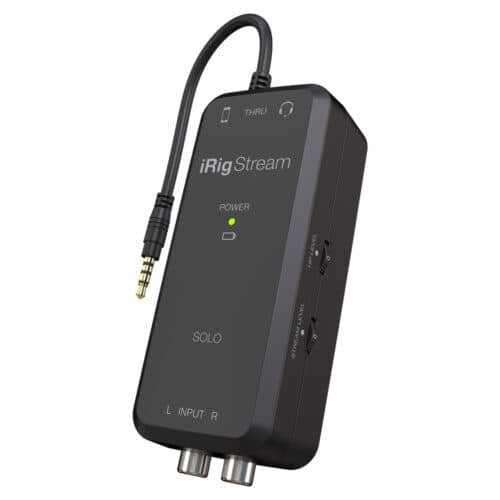IK iRig Stream Solo  Streaming Audio Interface for iOS, Android