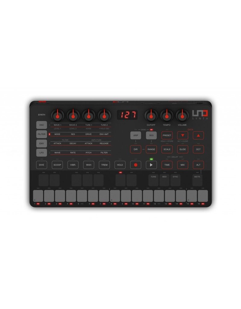 IK Multimedia iRig Uno Synth Portable Analog Synthesizer