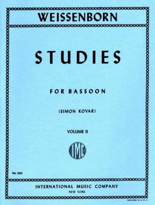 Kovar - 50 Advanced Studies Op 8 Book 2 Bassoon (Softcover Book)
