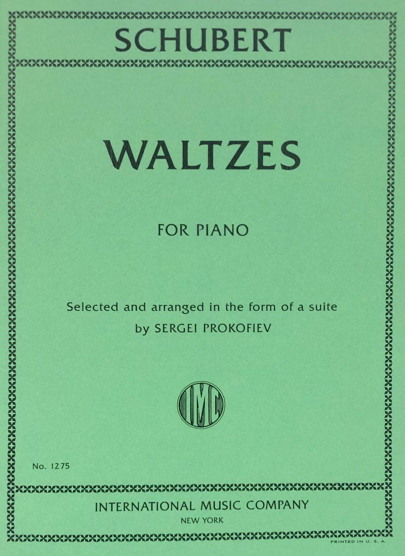 Schubert - Waltzes for Piano Arranged by Prokofiev