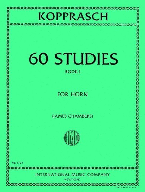 Kopprasch 60 Studies Book 1 for French Horn, Edited by James Chambers