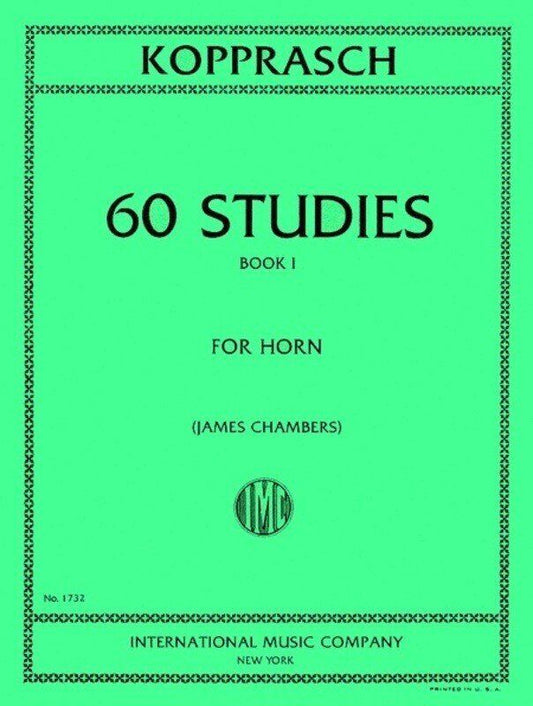 Kopprasch 60 Studies Book 1 for French Horn, Edited by James Chambers