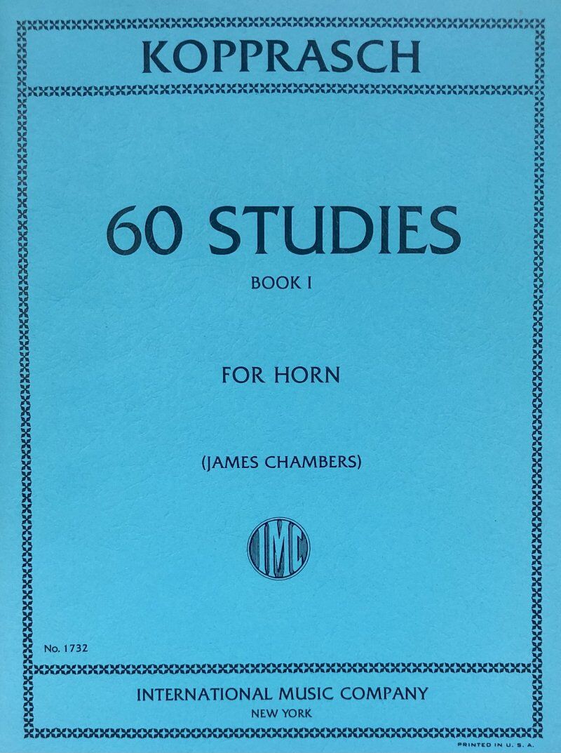 Kopprasch 60 Studies Book 1 for French Horn, Edited by James Chambers — view 2