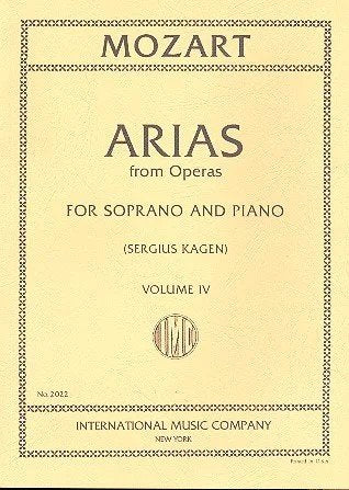 Arias From Operas Book 4 Soprano