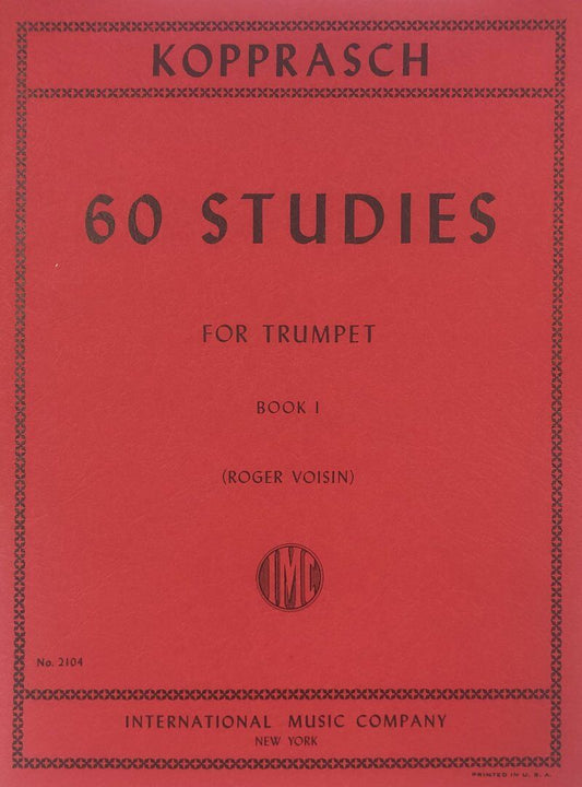 Kopprasch 60 Studies Book 1 for Trumpet