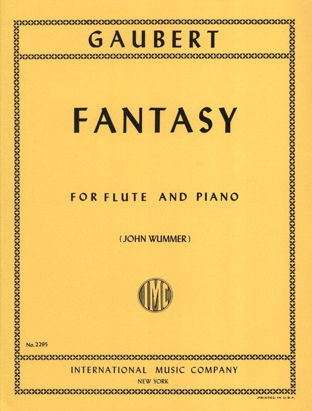 Gaubert Fantasy for Flute and Piano - Score and Part