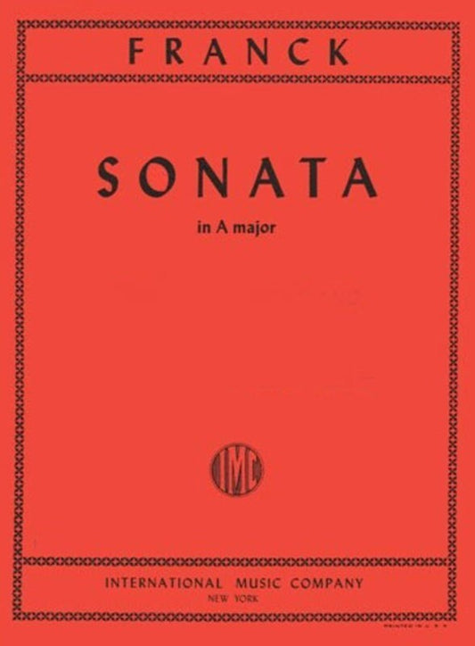 Franck - Sonata A Orig For Violin Flute/Piano Ed Rampal (Softcover Book)