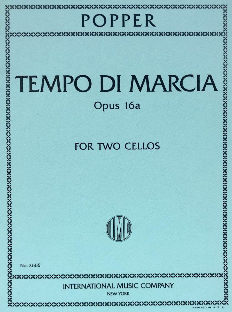 Popper - Tempo di Marcia, Op. 16a for 2 Cellos