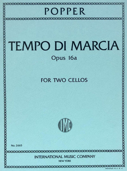 Popper - Tempo di Marcia, Op. 16a for 2 Cellos