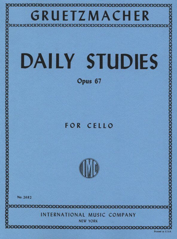 Gruetzmacher Daily Studies Op. 67 for Cello - International Music Company