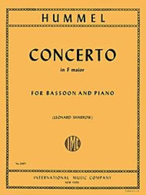 Concerto F bassoon/Piano (Softcover Book)