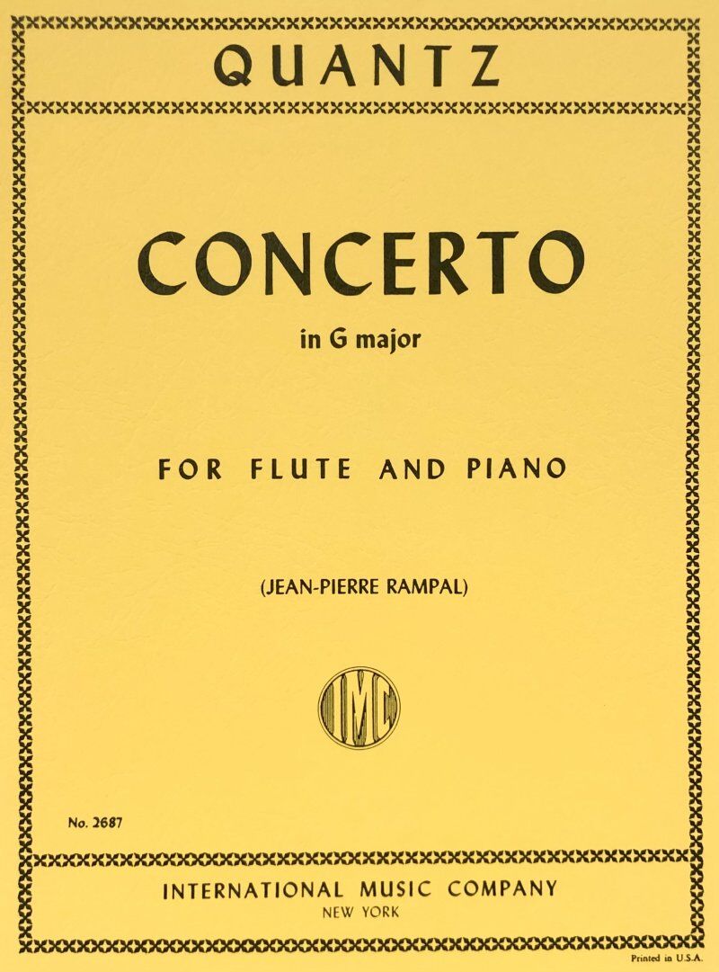 Quantz - Concerto in G Major QV5/174 for Flute and Piano