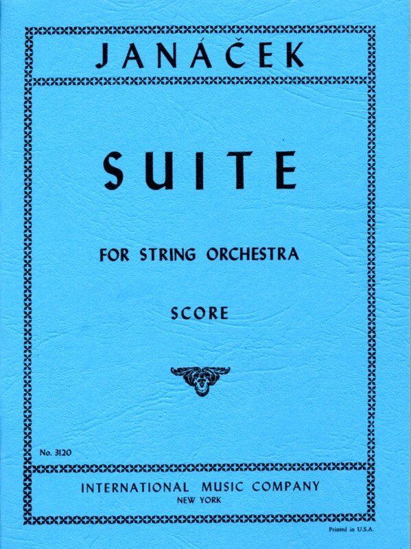 Janacek Suite for String Orchestra Study Score - International Music Company