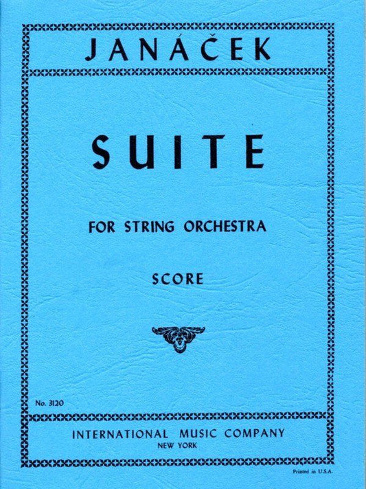 Janacek Suite for String Orchestra Study Score - International Music Company