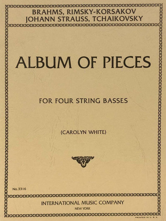 Album for Four Double Basses - Edited by Buckley, International Music Company, Double Bass Quartet, 1 Page