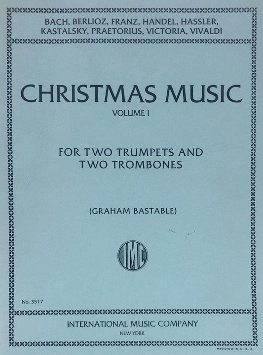 Christmas Music Vol 1 for 2 Trumpets and 2 Trombones - Brass Quartet Performance Parts