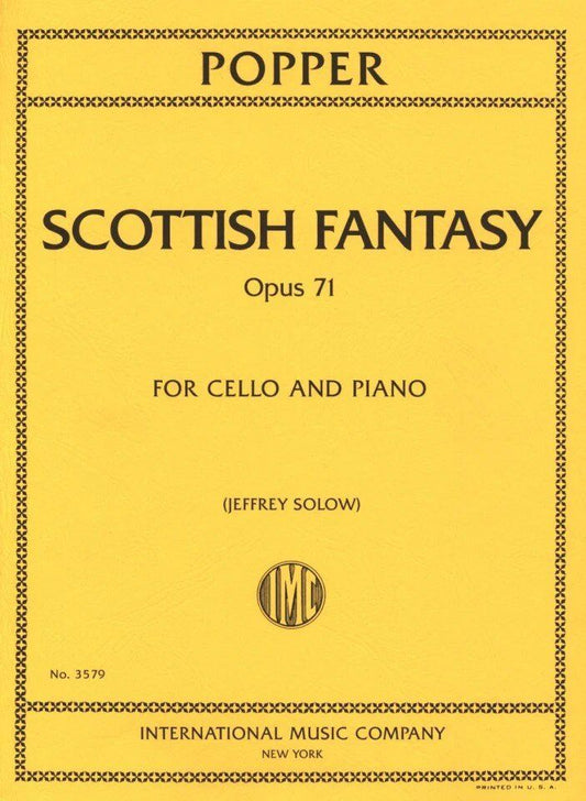 Popper - Scottish Fantasy Op. 71 for Cello and Piano