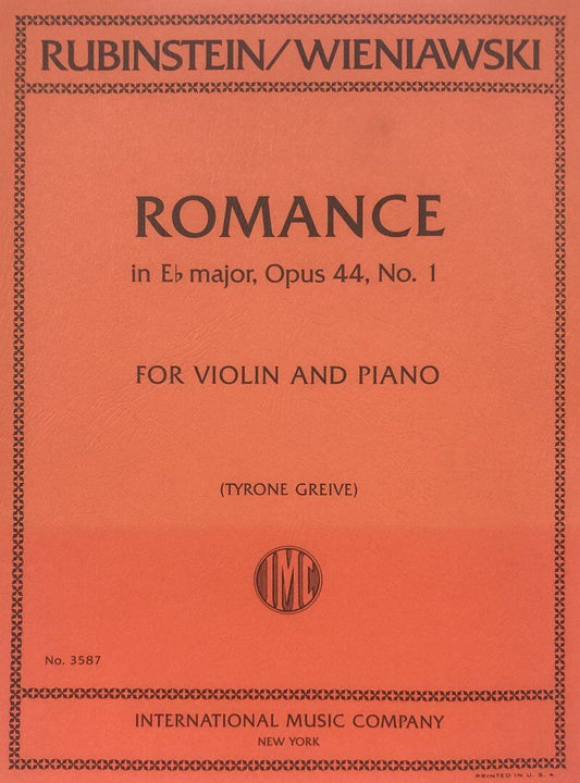 Wieniawski - Romance in Eb Major Op. 44 No. 1 for Violin/Piano
