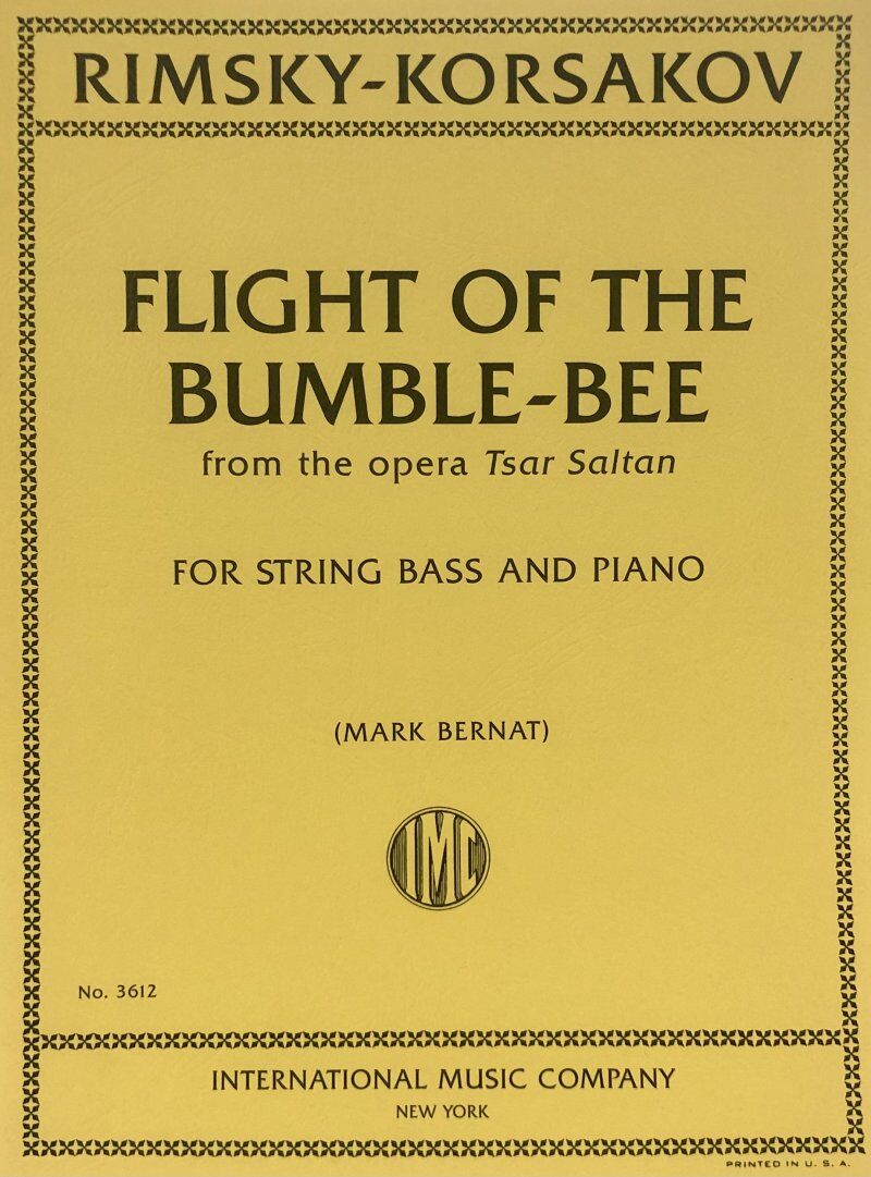 Rimsky-Korsakoff - Flight of the Bumble Bee for Double Bass and Piano