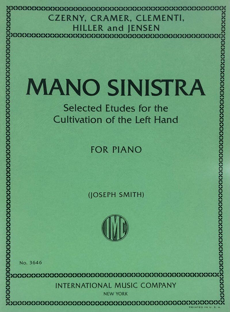 Various - Mano Sinistra Selected Etudes for Left Hand Piano