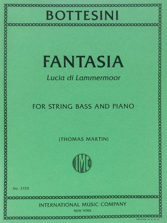 Bottesini Fantasia Lucia Di Lammermoor for Double Bass and Piano
