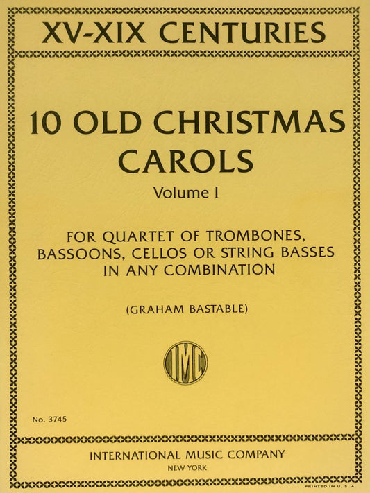 10 Old Christmas Carols, Vol. 1 — Flexible Quartet (International Music Company)