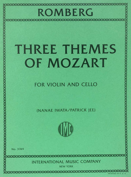 Romberg: 3 Themes of Mozart — Violin & Cello (International Music Company)