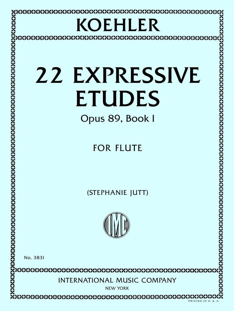 Koehler 22 Expressive Etudes Op. 89 Book 1 for Flute — view 2