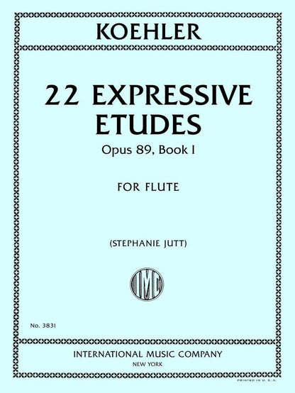 Koehler 22 Expressive Etudes Op. 89 Book 1 for Flute — view 2