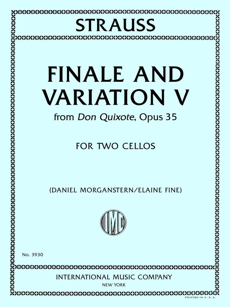 Strauss - Finale & Variation V from Don Quixote Op. 35 for 2 Cello