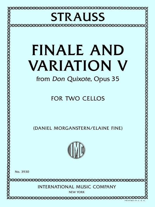 Strauss - Finale & Variation V from Don Quixote Op. 35 for 2 Cello